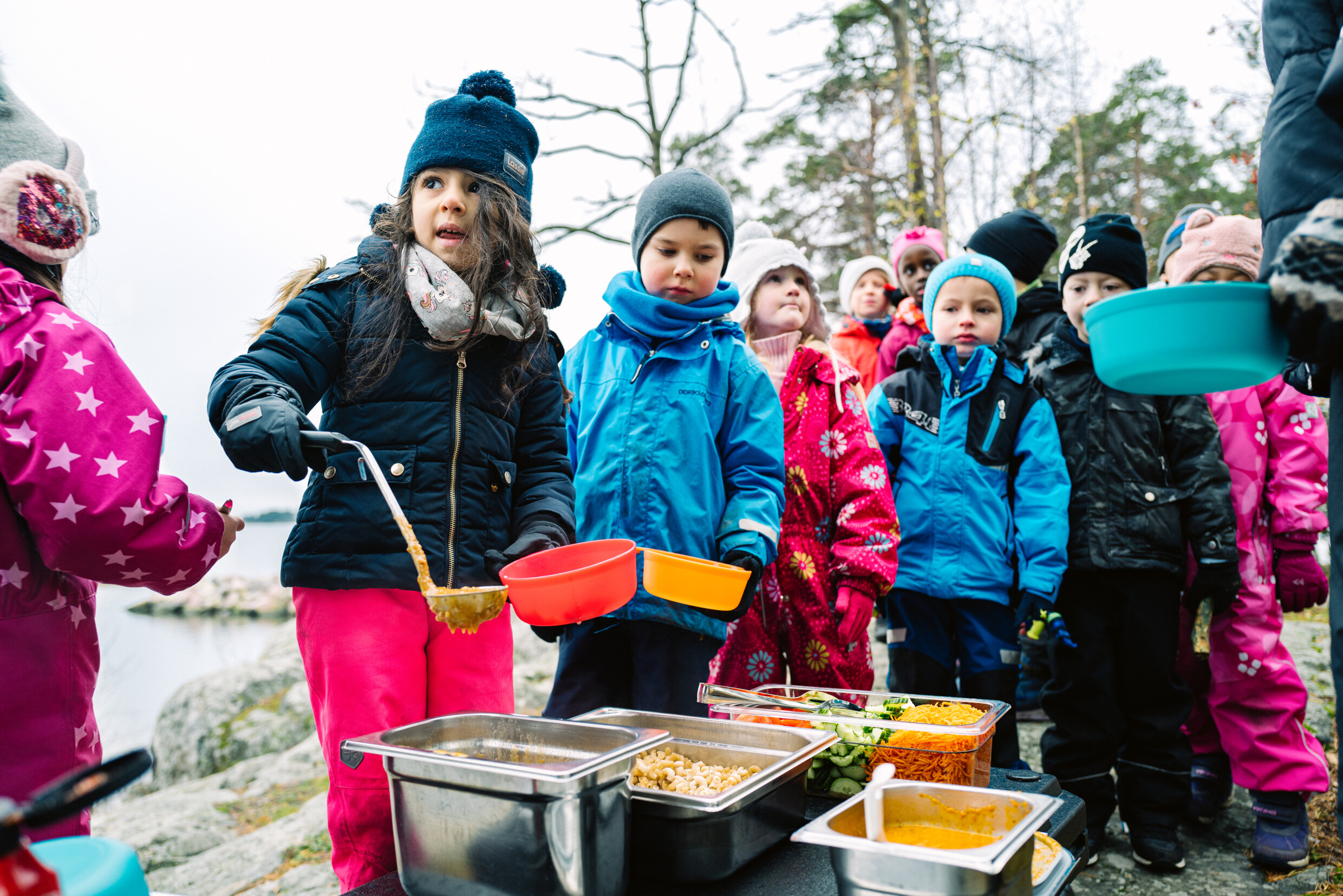 Helsingin päiväkodeissa lapset kasvavat luomulla