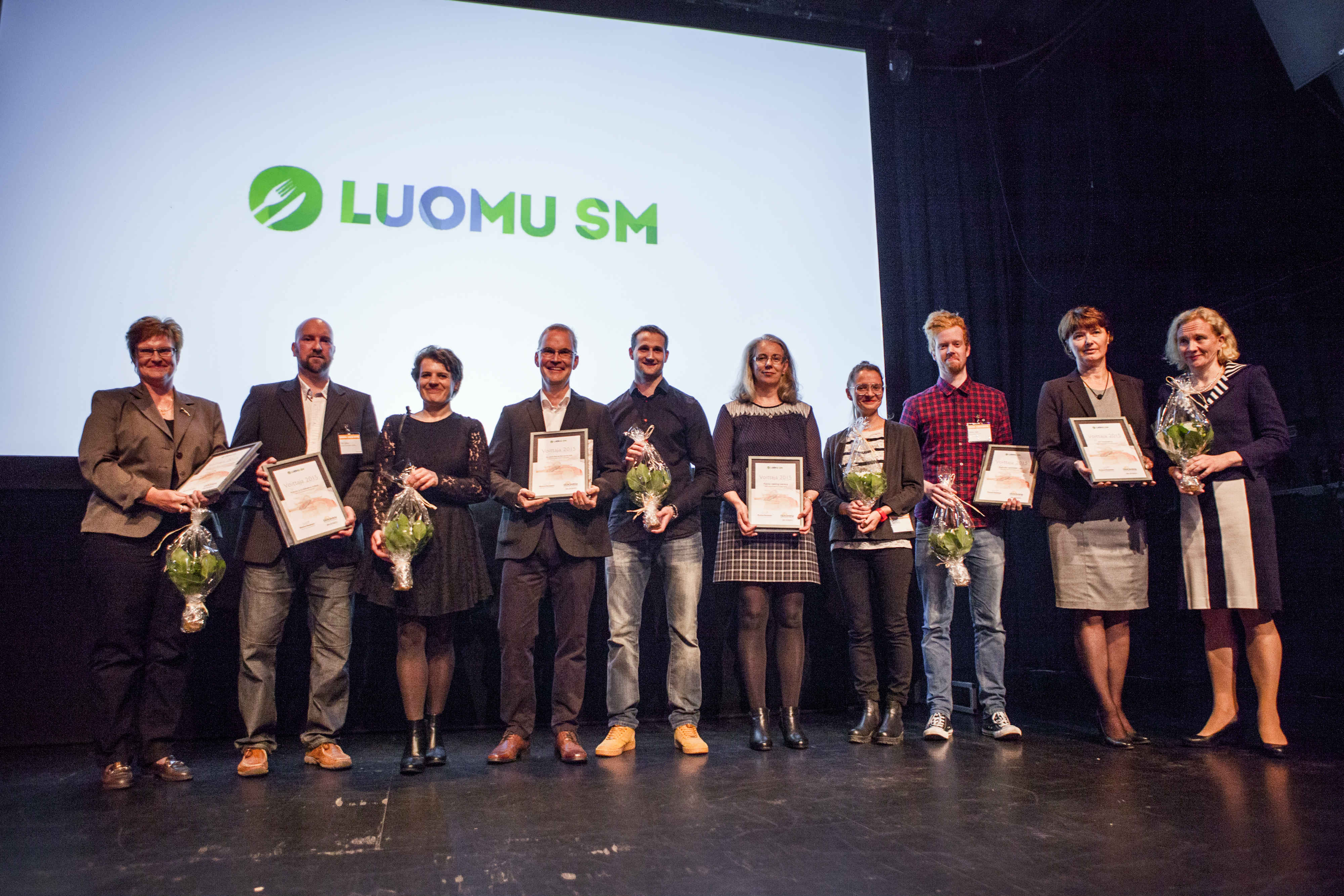 Luomu SM 2015 voittajat