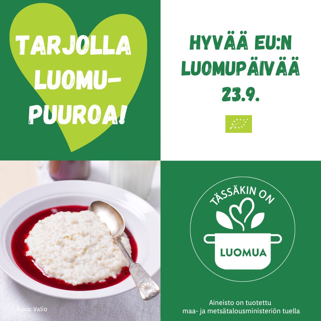 Nyt juhlitaan luomua! 