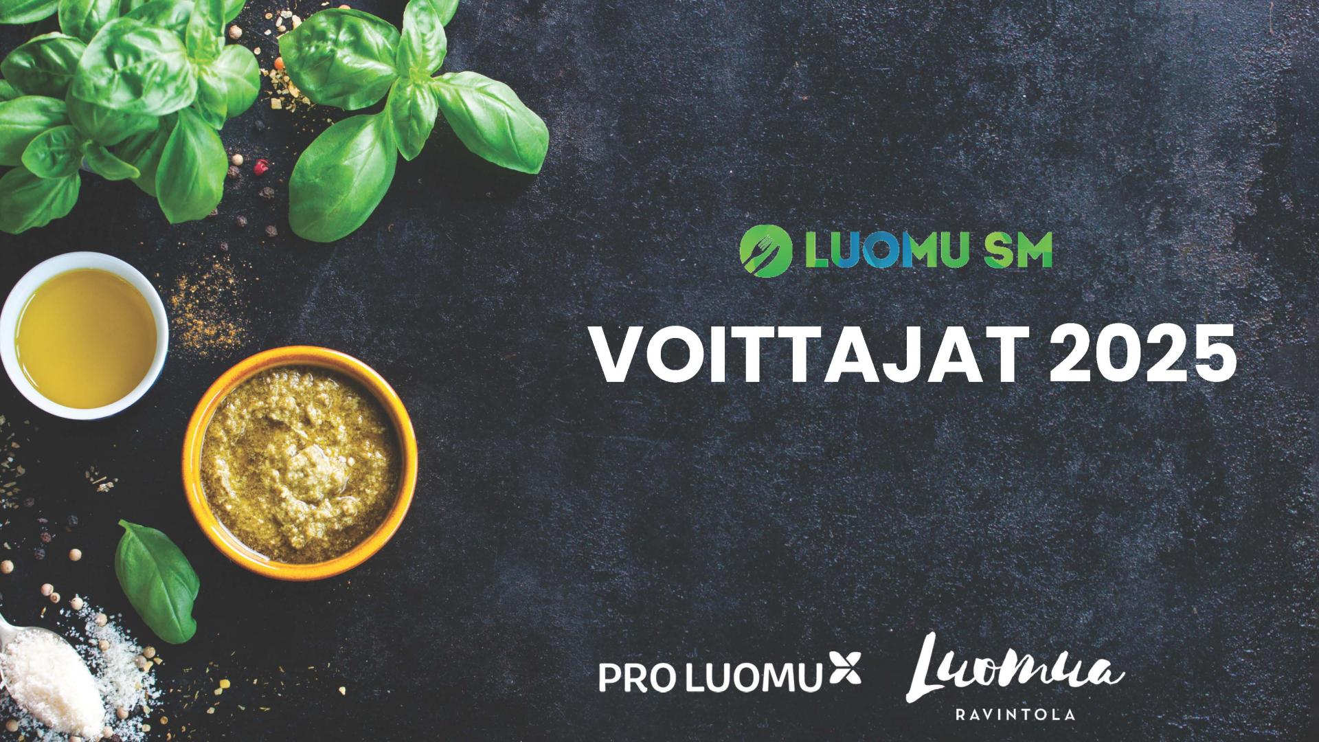 Luomu SM -voitot eniten luomua lisänneiden sarjassa menivät tällä kertaa Kempeleen kunnan ateria- ja puhdistuspalveluille ja Helsingissä toimivalle yksityiselle Marjatta-koululle. Ammattikeittiöt ovat innostuneet luomun käytöstä, mikä näkyy myös kilpailussa. 