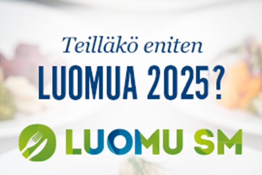 Luomu SM on kaikille luomua käyttäville ravintoloille ja ruokapalveluille avoin kilpailu, jossa etsitään eniten luomun käyttöä lisännyttä toimijaa.