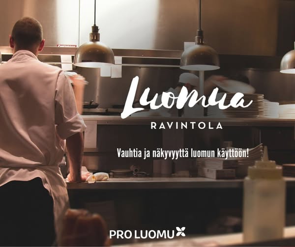 Vauhtia ja näkyvyyttä luomun käyttöön!